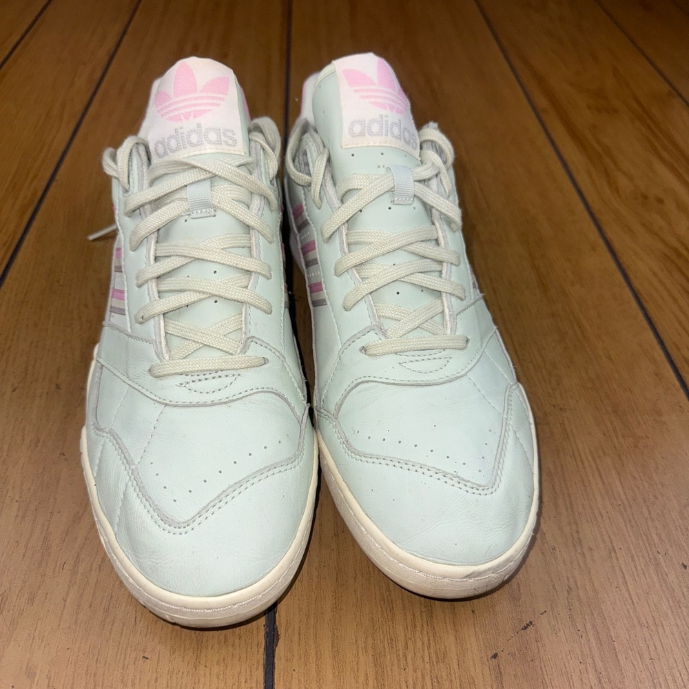 Adidas AR Trainer Ice Green Pink Stripe Sneakers‎ Athletic Shoes Mens 11.5